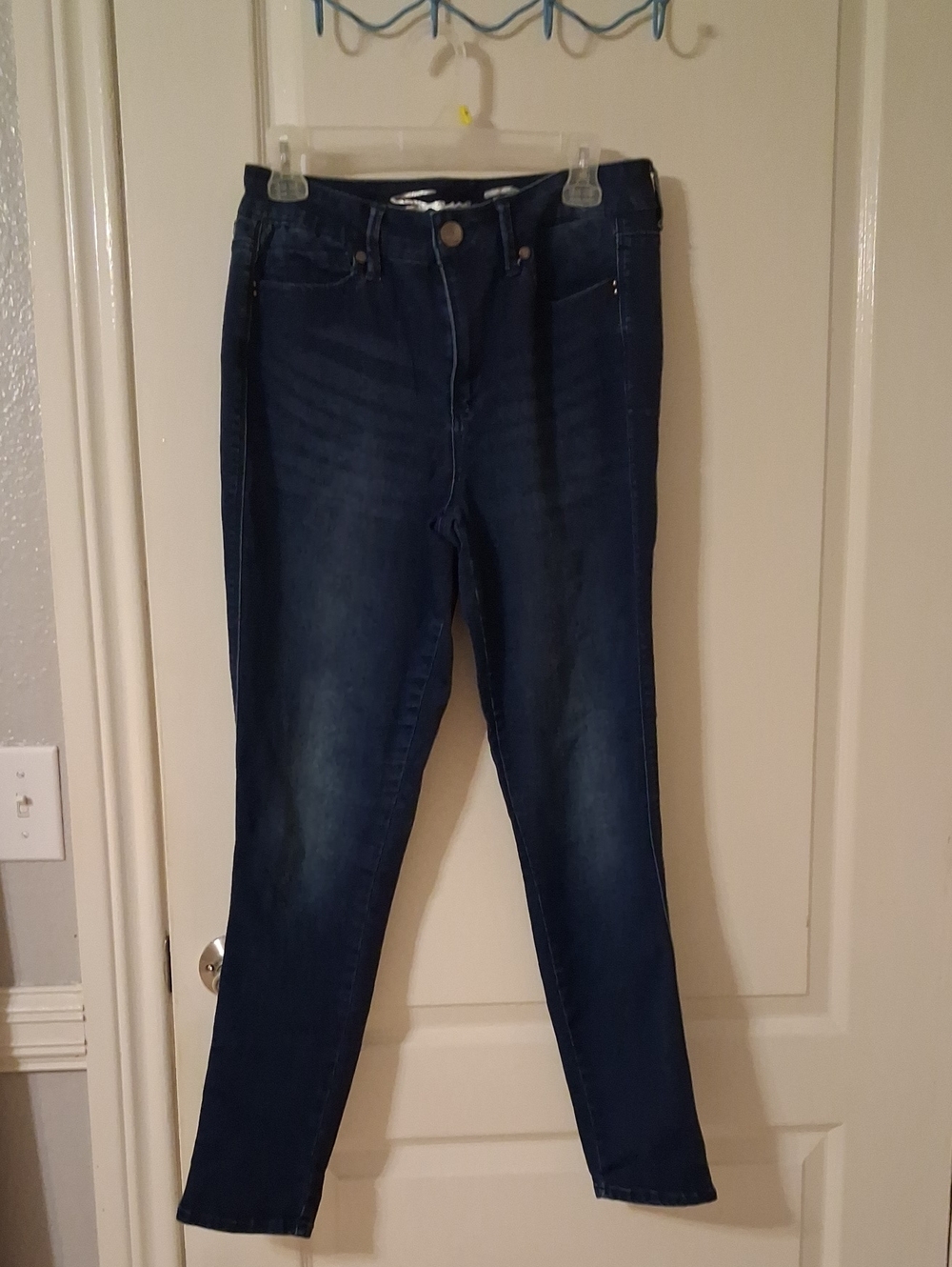 Seven7 Dark Blue Skinny Jeans